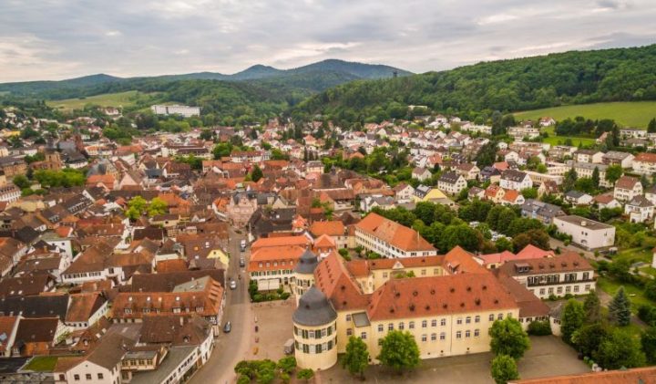 Blick auf die Stadt Bad Bergzabern (Foto: Dominik Ketz)