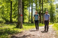 Temporärer Biosphärenlehrpfad beim Wandermarathon 2021