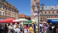 Deutsch-französischer Biosphären-Bauernmarkt in Neustadt am 05. Mai: Bummeln und genießen